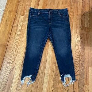 American Eagle Jeans with Distressed Hem
